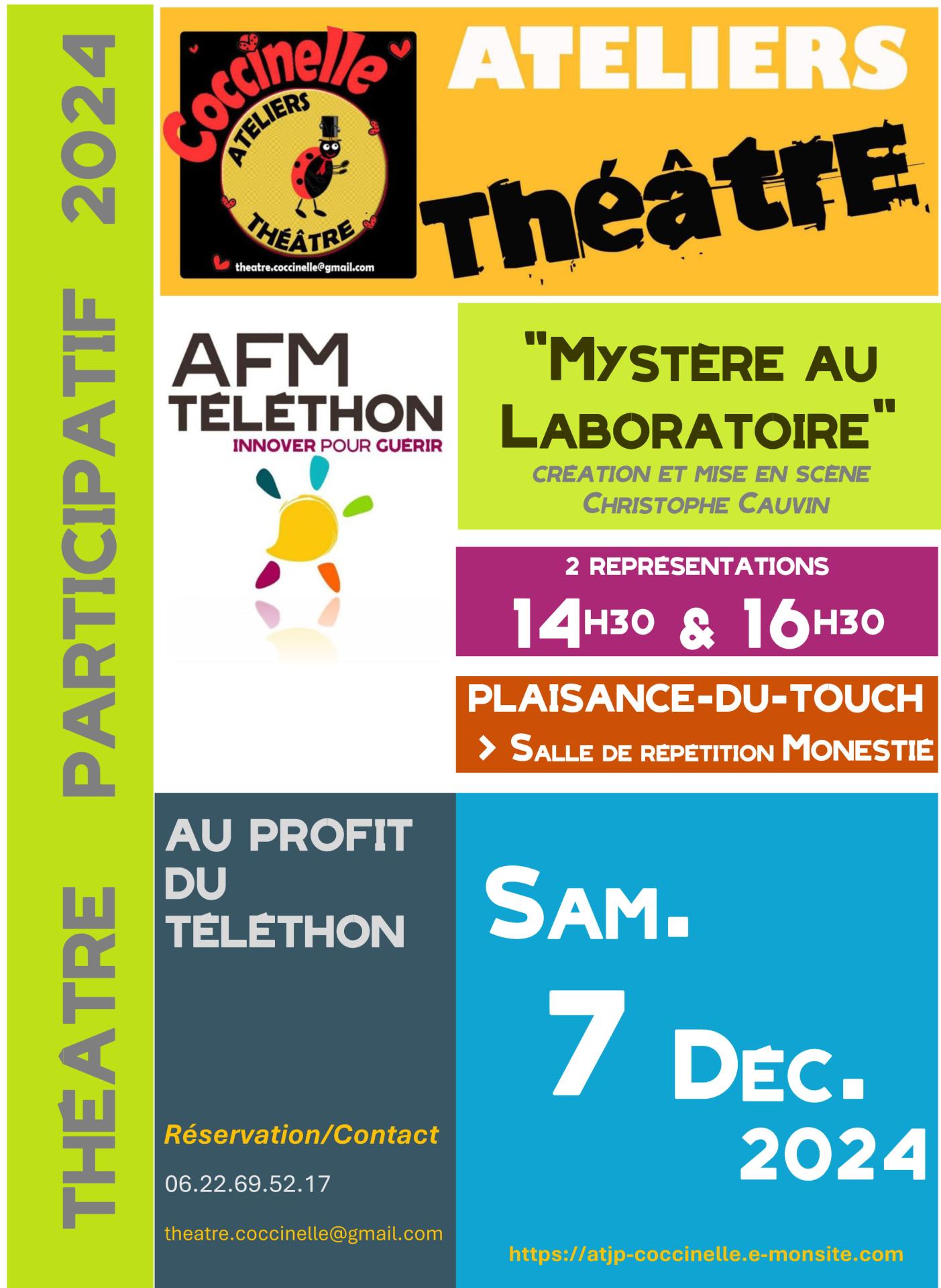 Telethon affiche 07 12 2024